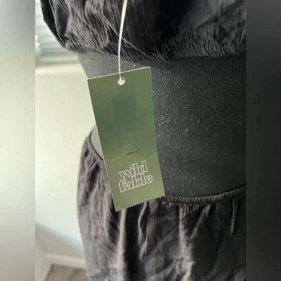 NWT Black Cut Out Dress By Wild Fable in Size M - Picture 4 of 5